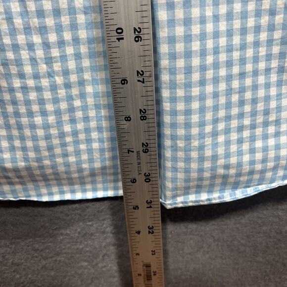 Vineyard Vines Carleton Gingham Party Slim Fit Tucker Button Down Shirt Size M - Picture 11 of 12